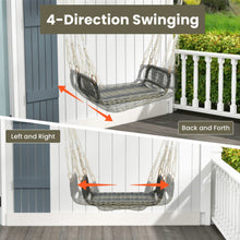 Gray Porch Swing