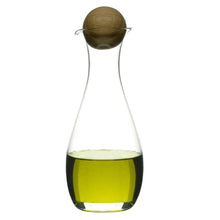 Glass and Bamboo Oil & Vinegar Jars