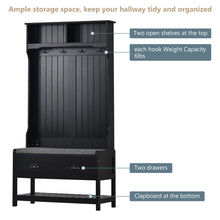 The 3-in-1 Hall Tree in Classic Black